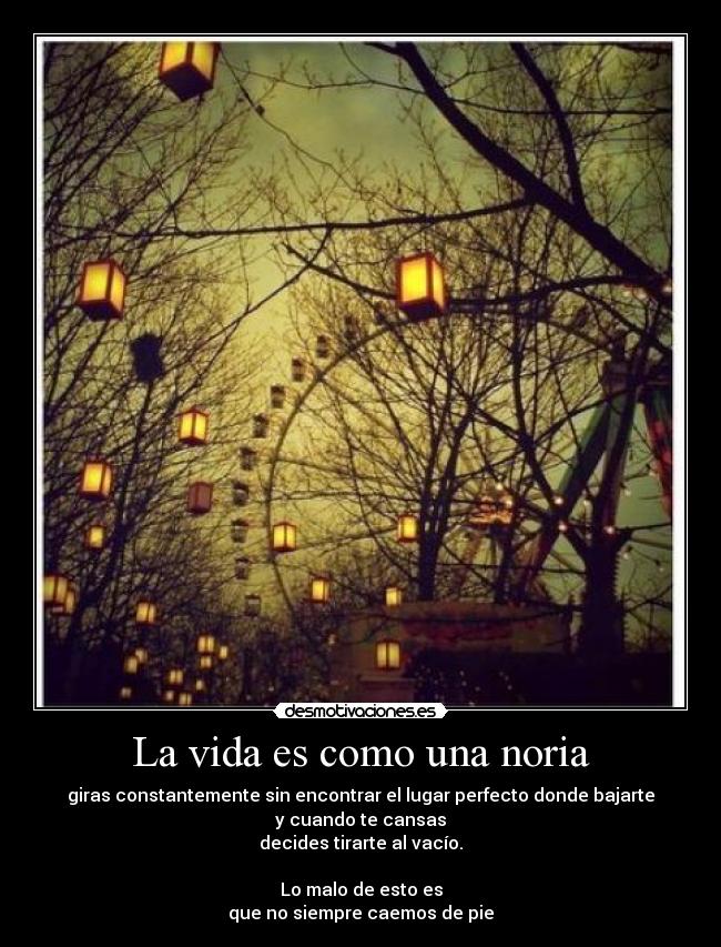 carteles vida girando encontre una parada directa corazon ginooo desmotivaciones