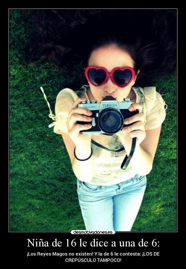 Niña de 16 le dice a una de 6: - 