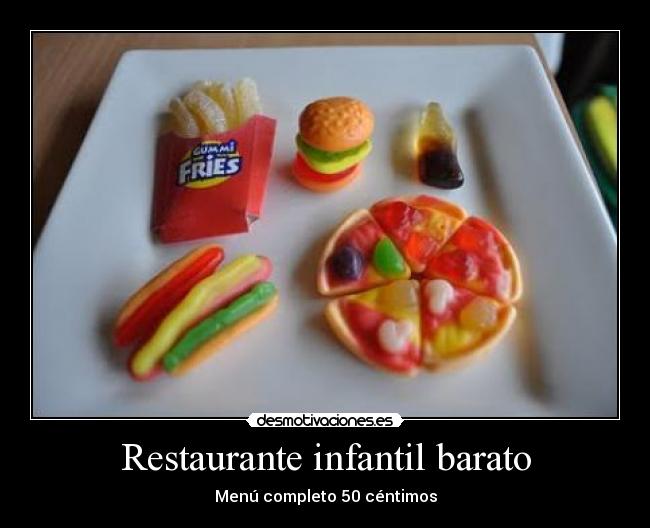 Restaurante infantil barato -