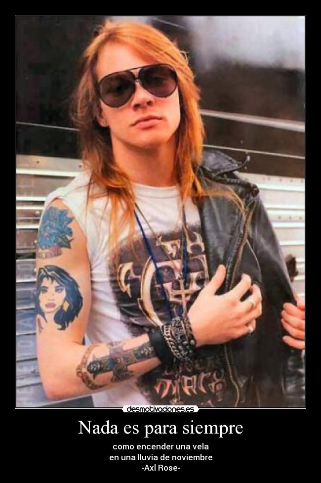 Nada es para siempre - 