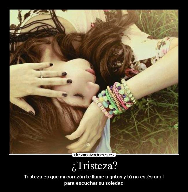 ¿Tristeza? - 