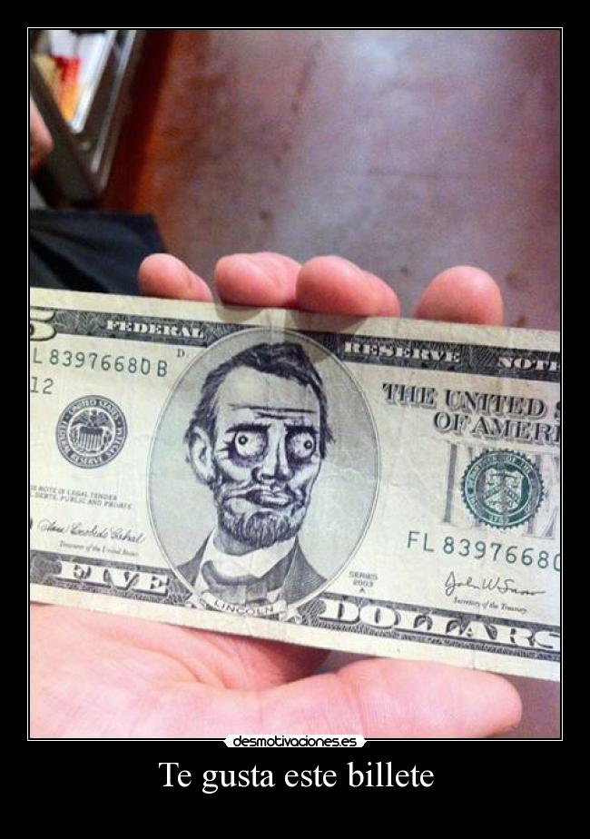 Te gusta este billete -