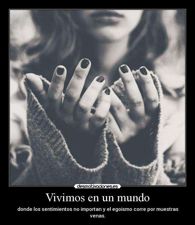 Vivimos en un mundo -