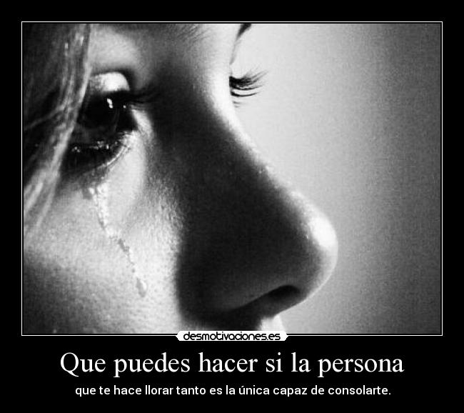 Que puedes hacer si la persona - 