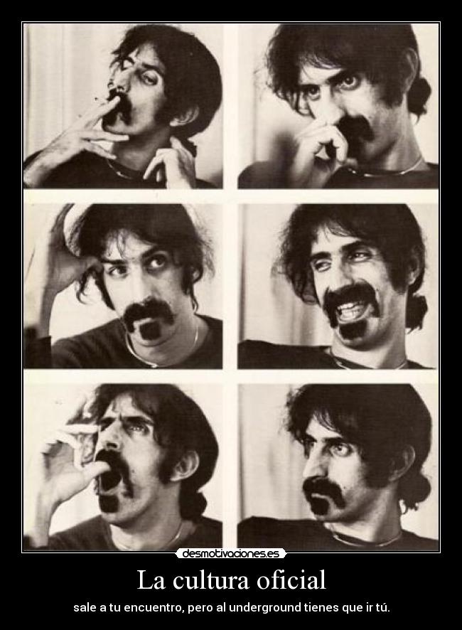 carteles clanzappa duodecima cita frank zappa desmotivaciones