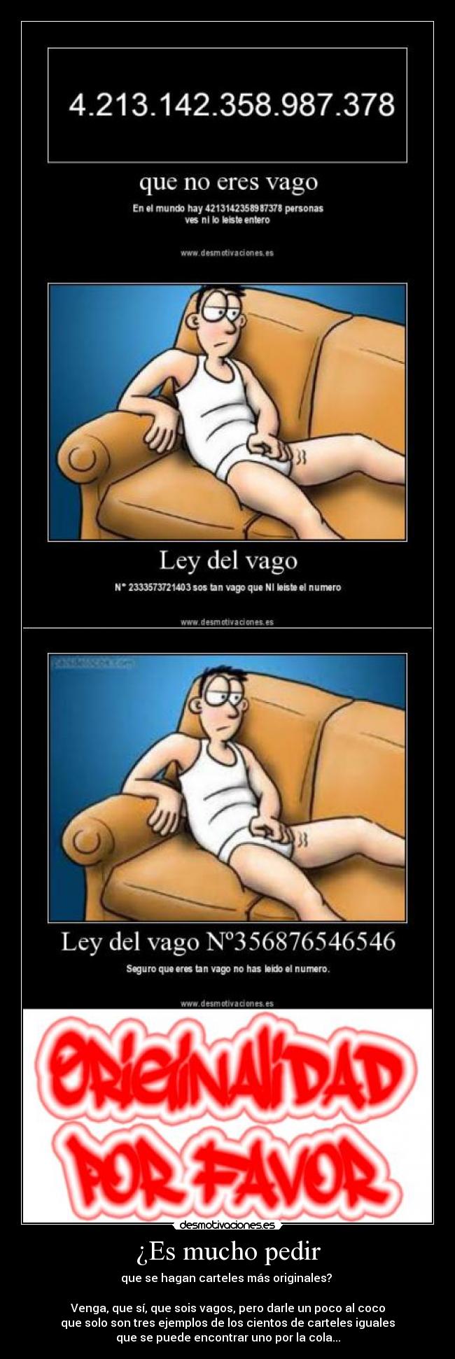 carteles chemosh elclanviral originalidad por favor desmotivaciones