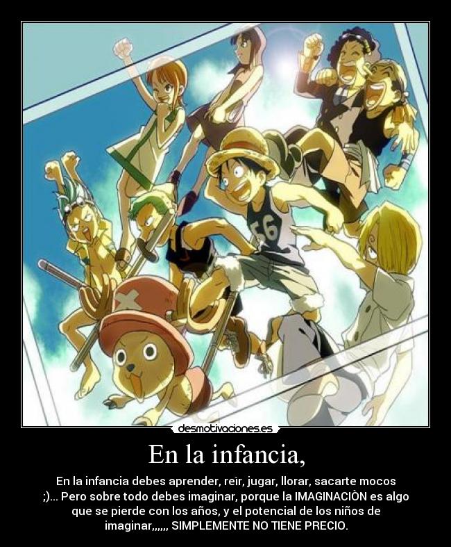En la infancia, - 