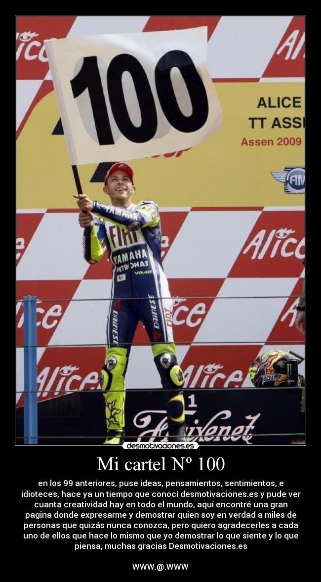 Mi cartel Nº 100 -