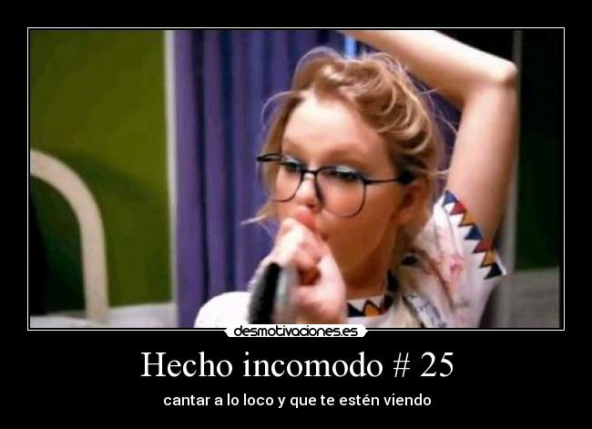 Hecho incomodo # 25 - 