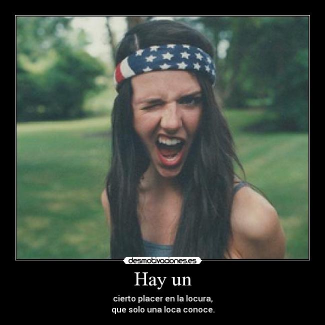 carteles hay cierto placer locura que enamora desmotivaciones