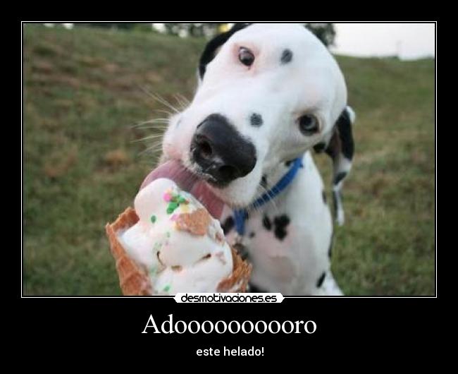 Adoooooooooro - este helado!