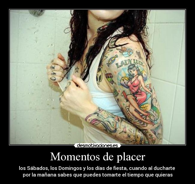 Momentos de placer -