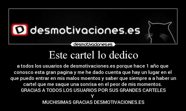 carteles muchisimas gracias desmotivaciones desmotivaciones