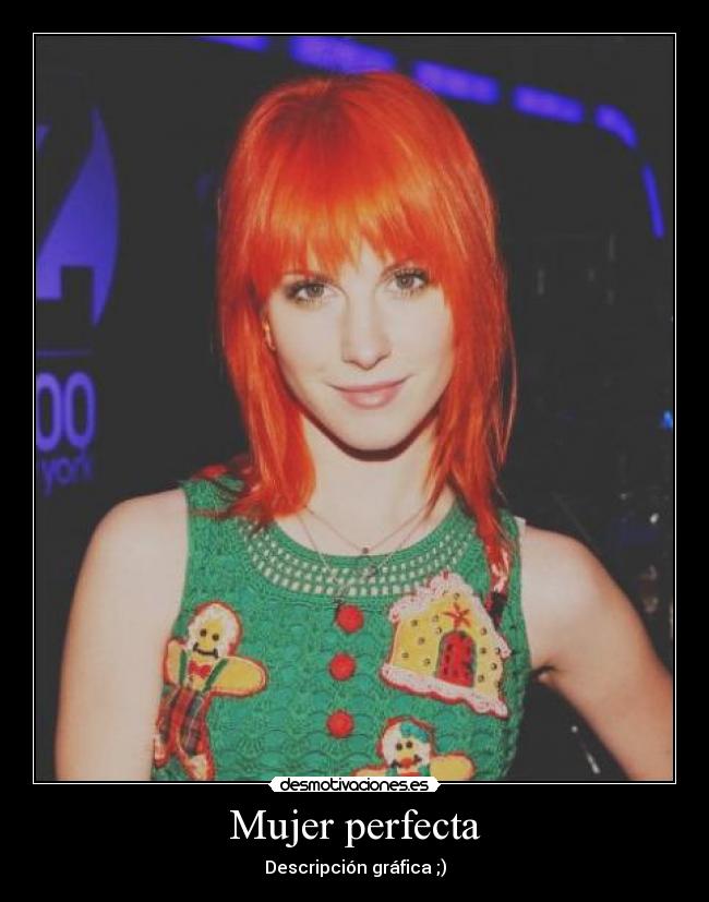carteles mujer hayley williams desmotivaciones