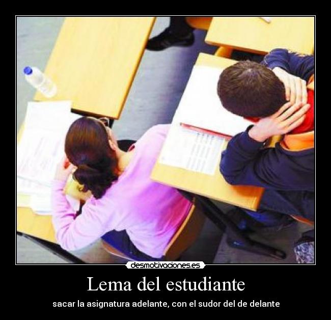 Lema del estudiante - 