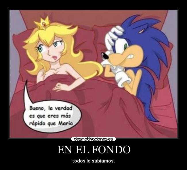 carteles sonic desmotivaciones