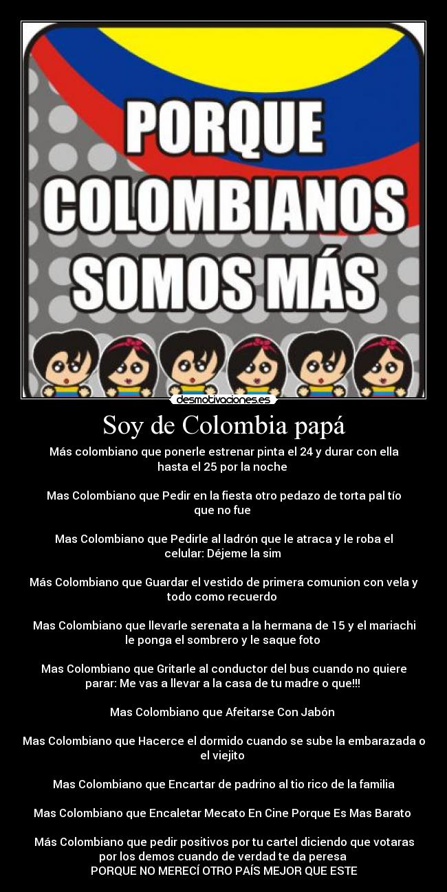 Soy de Colombia papá - 