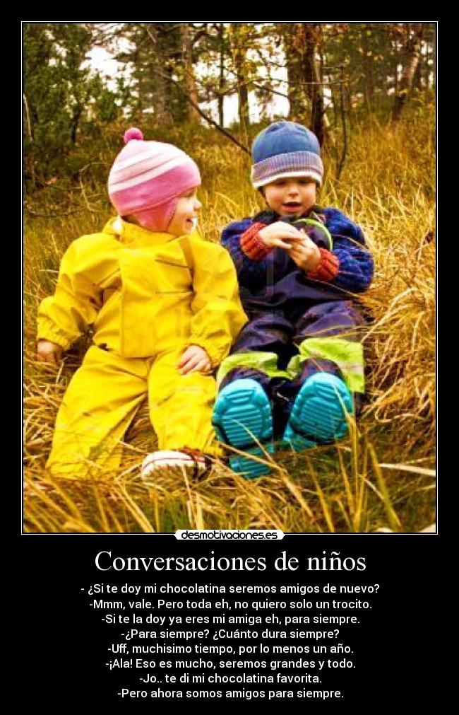 Conversaciones de niños - 