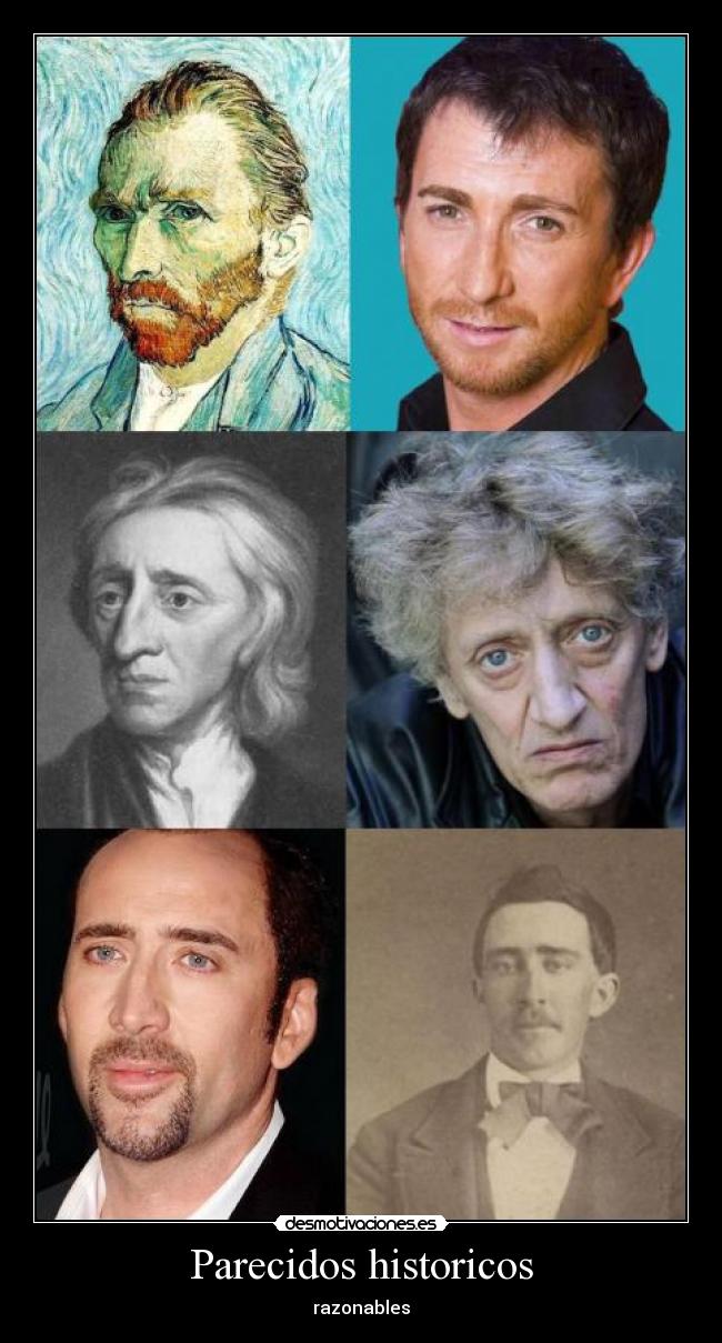 Parecidos historicos - razonables