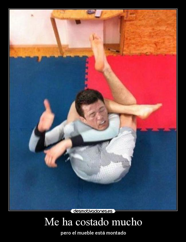 Me ha costado mucho - pero el mueble está montado