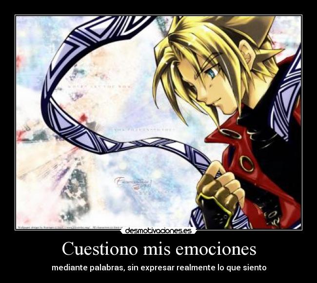 carteles elemental gelade anime frase cartel yakusoku desmotivaciones