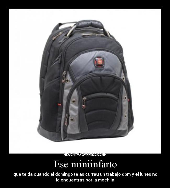 carteles ese mininfarto desmotivaciones