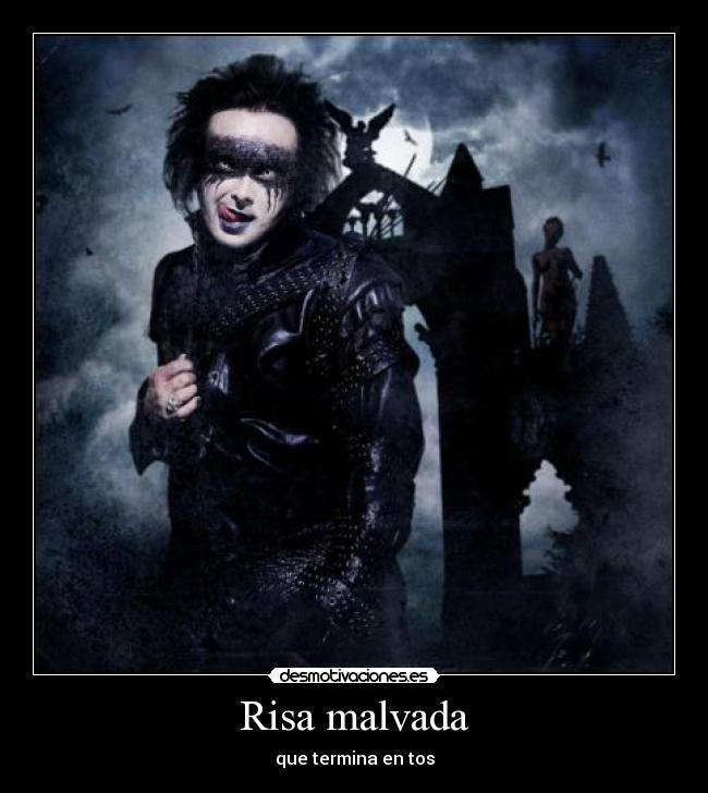 Risa malvada - que termina en tos