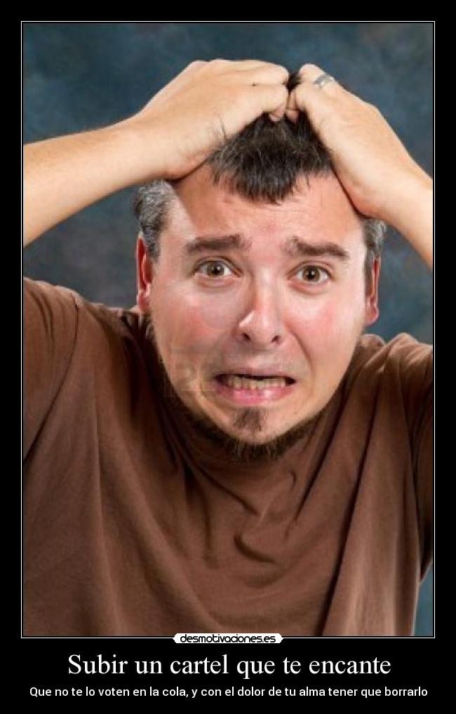 Subir un cartel que te encante - 