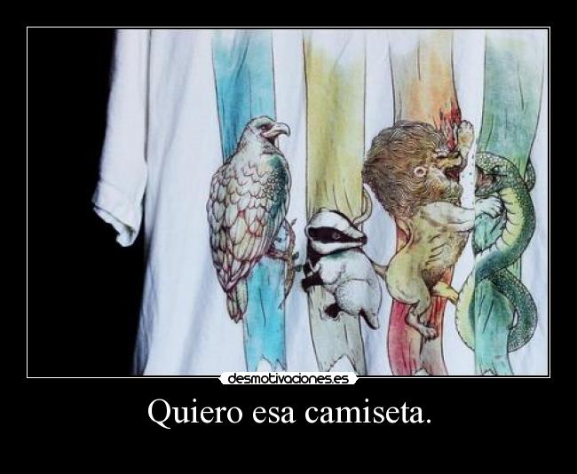 Quiero esa camiseta. -