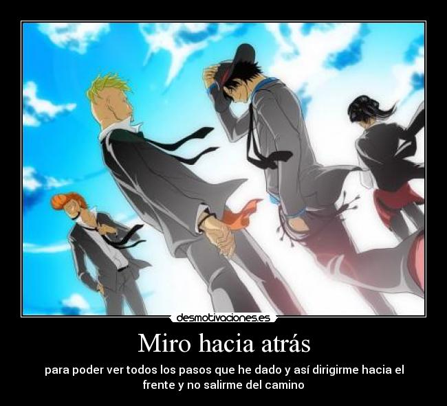 Miro hacia atrás -