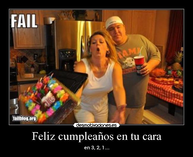 carteles torta feliz cumpleanos madre fail caer desmotivaciones