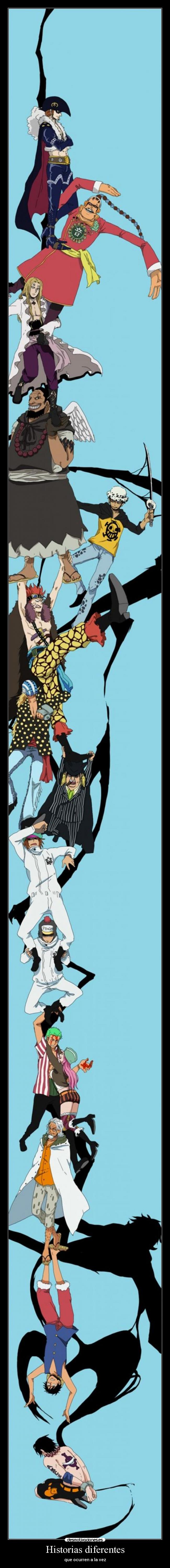 Historias diferentes - que ocurren a la vez