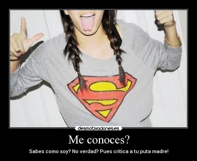 Me conoces? - 