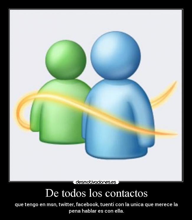De todos los contactos -