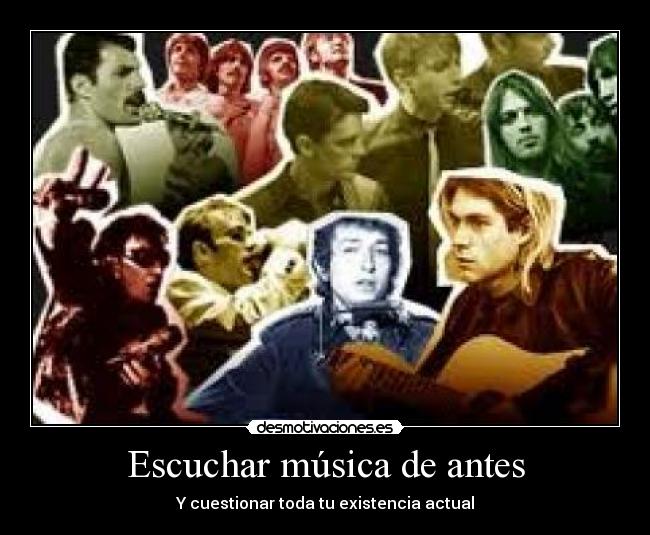 Escuchar música de antes -