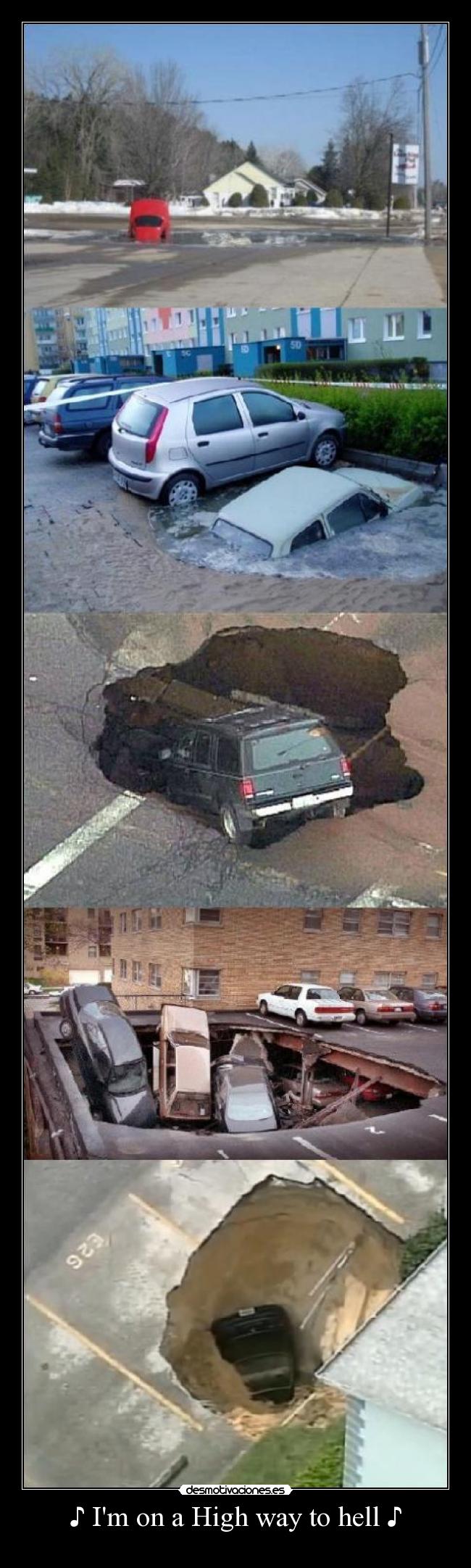 ♪ Im on a High way to hell ♪ -