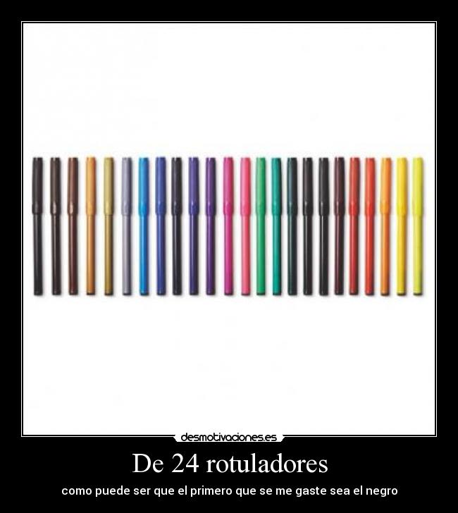 De 24 rotuladores - 