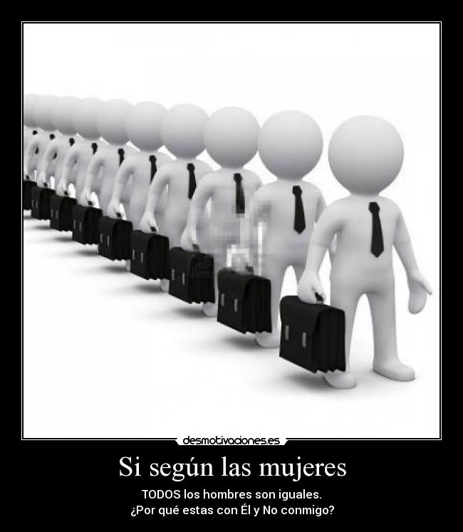 Si según las mujeres -