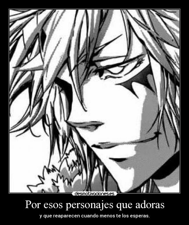 Por esos personajes que adoras - y que reaparecen cuando menos te los esperas.