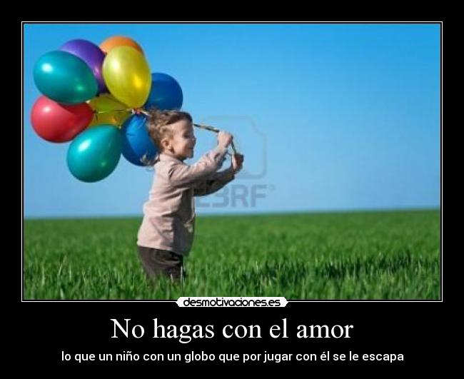 No hagas con el amor - 