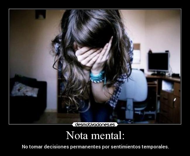 Nota mental: - 