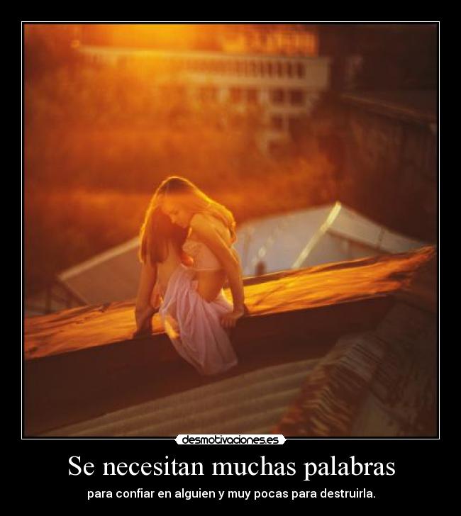 Se necesitan muchas palabras -