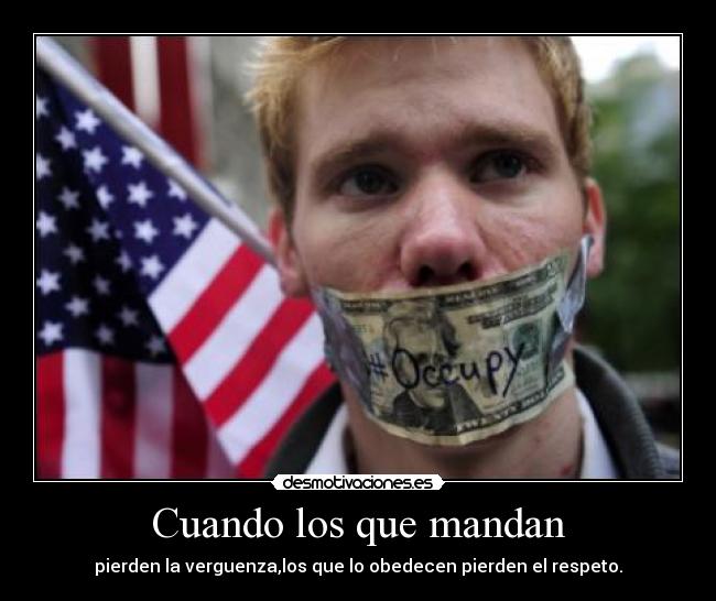 Cuando los que mandan -