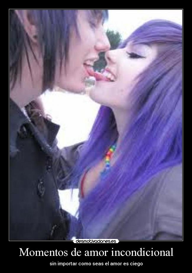 Momentos de amor incondicional - sin importar como seas el amor es ciego