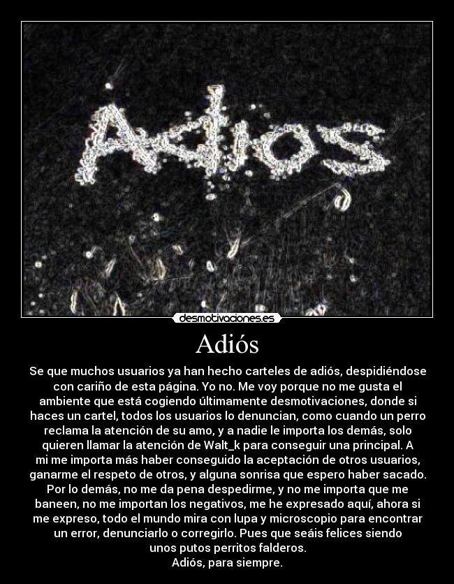 Adiós - 