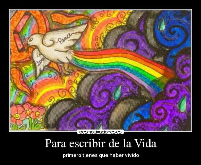 Para escribir de la Vida -
