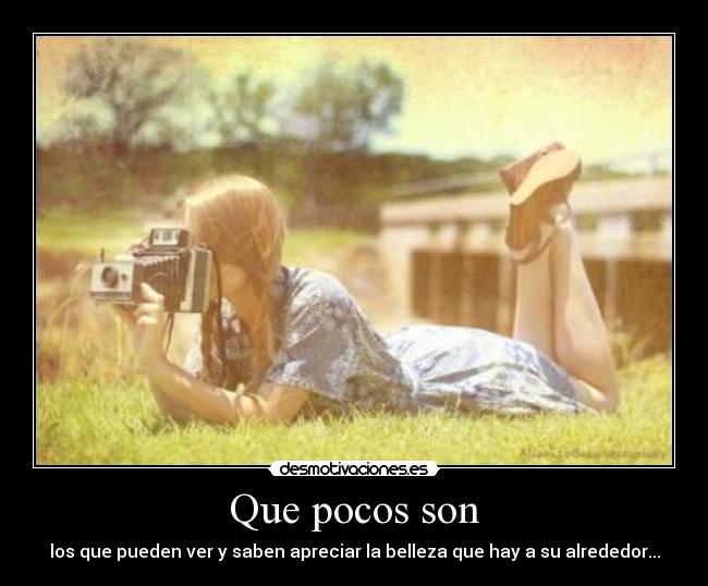 Que pocos son - 
