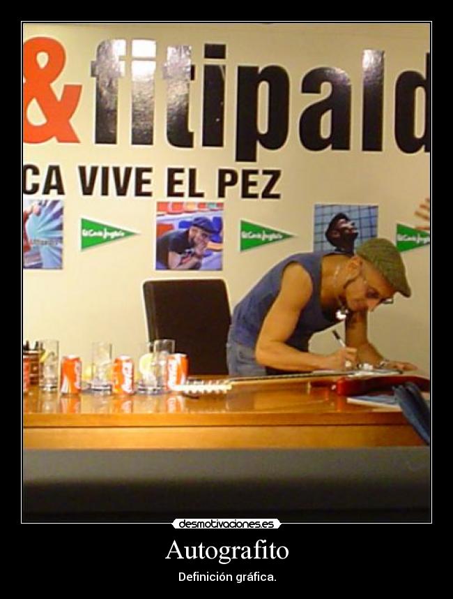 Autografito - Definición gráfica.