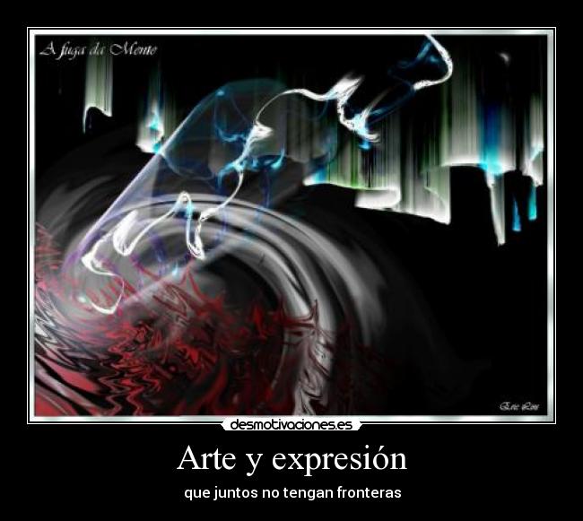 carteles arte sin fronteras para arte desmotivaciones
