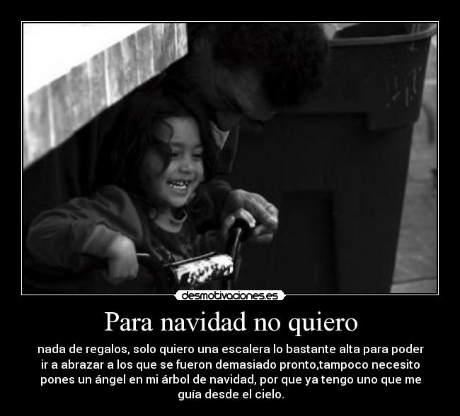 Para navidad no quiero -